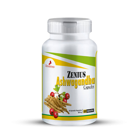 Zenius Ashwagandha Capsule for Immunity Booster, Reduces Stress & Anexity in Men & Women Zenius India