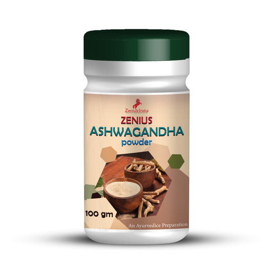 Zenius Ashwagandha Powder for Boost Strength and Immunity -100g Zenius India