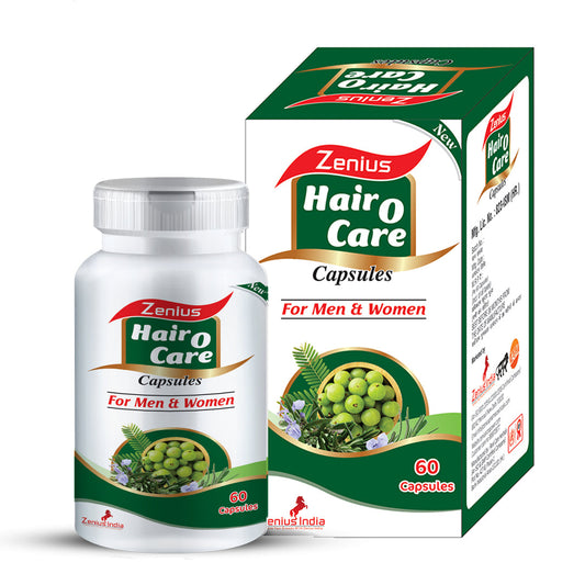 Zenius Hair O Care Capsule for Hair Growth Capsules & Reduce Dandruff - 60 Capsules Zenius India