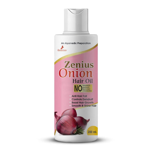 Zenius Onion Hair Oil for Hair Fall Control - 200ml Oil Zenius India