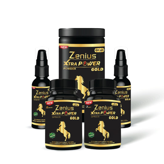 Zenius Xtra Power Gold Kit for Men Power Zenius India
