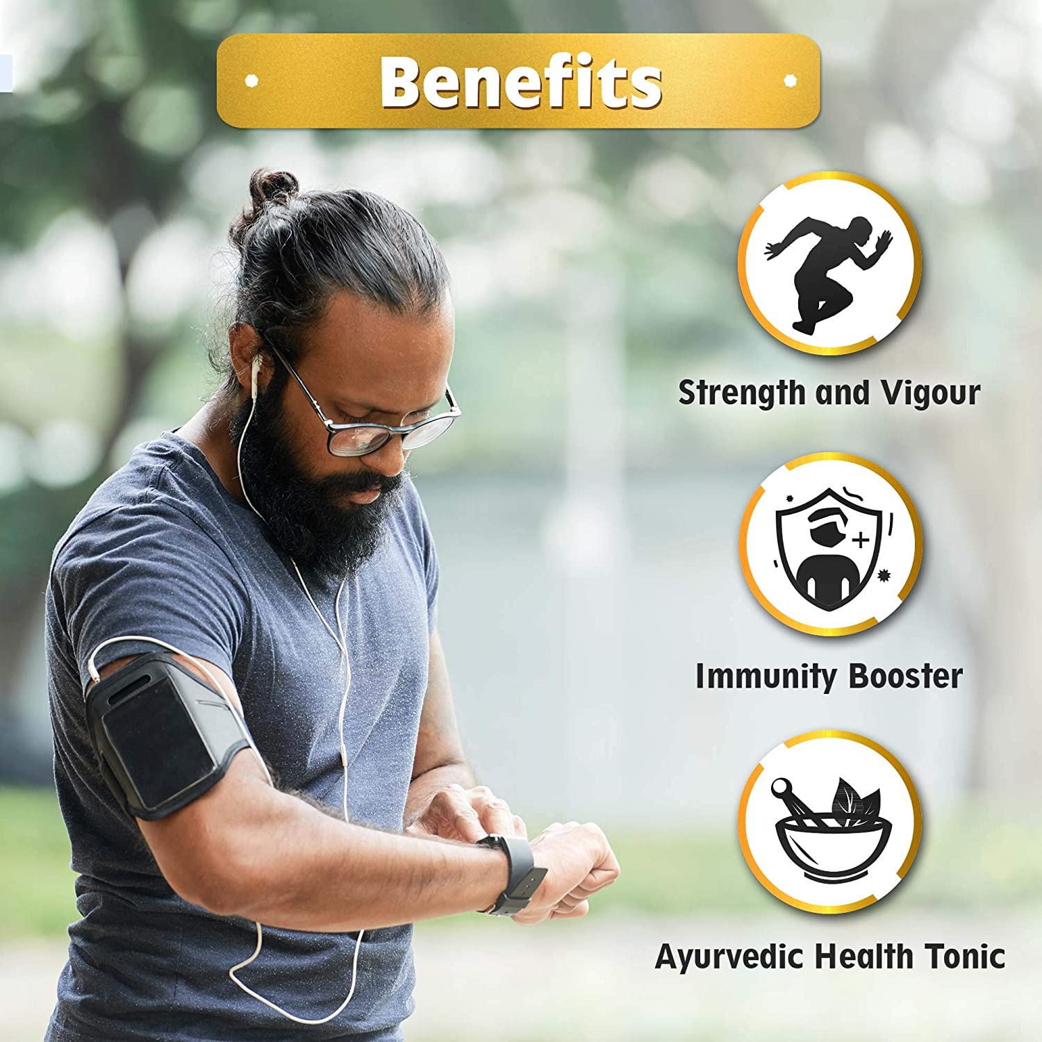 Zenius Xtra Power Gold Powder for Men Sexual Health Supplements-100G Powder Zenius India