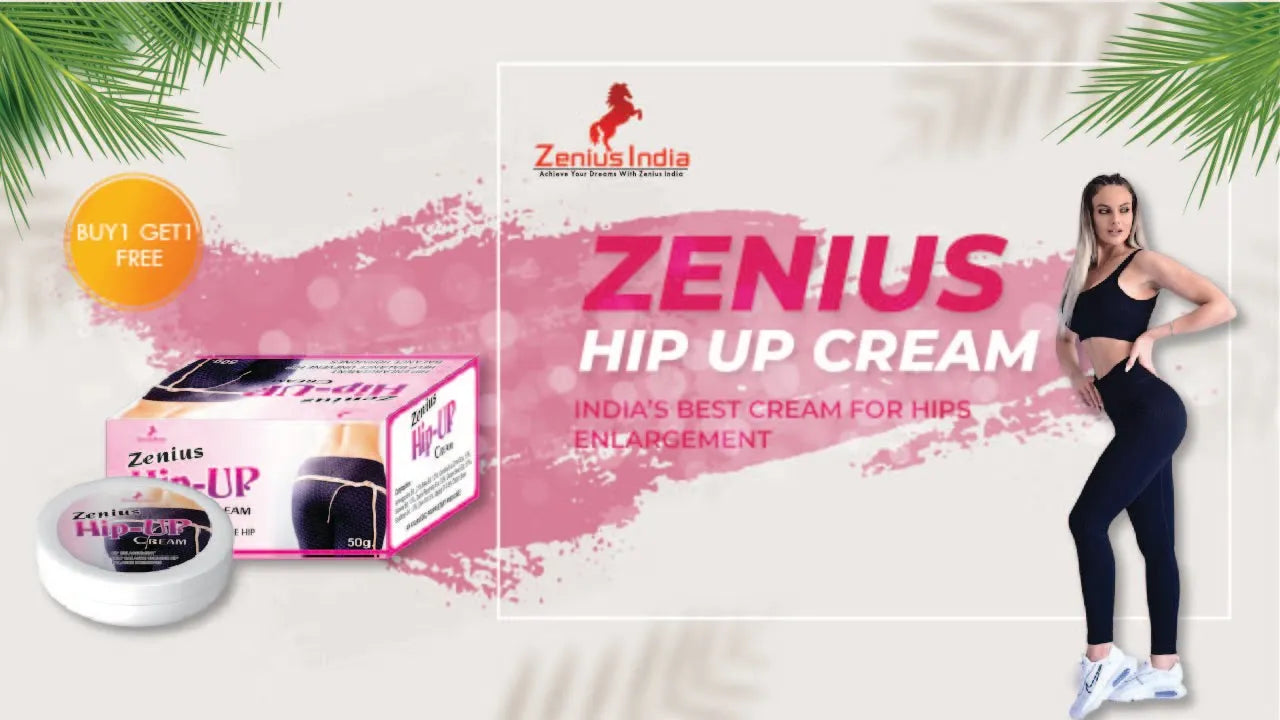 Load video: Zenius Hip Up Kit🥰Hips &amp; Butt Enlargement Capsule And Cream 🧴 100 % Safe Cream For Hips #ZeniusIndia