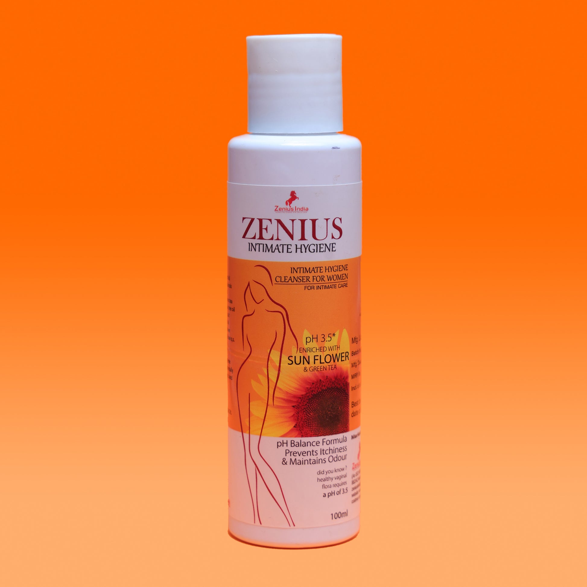 Zenius Intimate Hygiene Wash for Vaginal Wash - 100ml - Zenius India