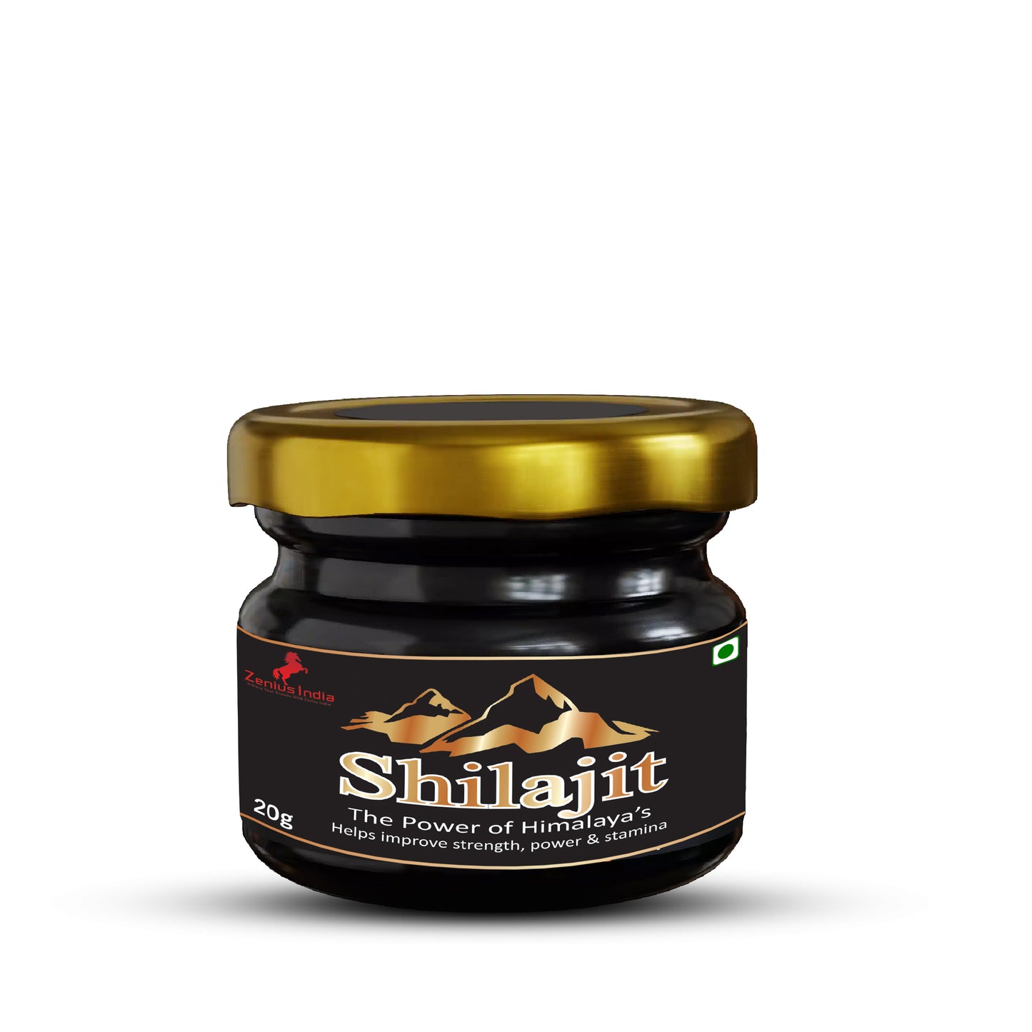 Zenius Shilajit Resin for improve Immunity Strength Stamina and Power - 20g - Zenius India