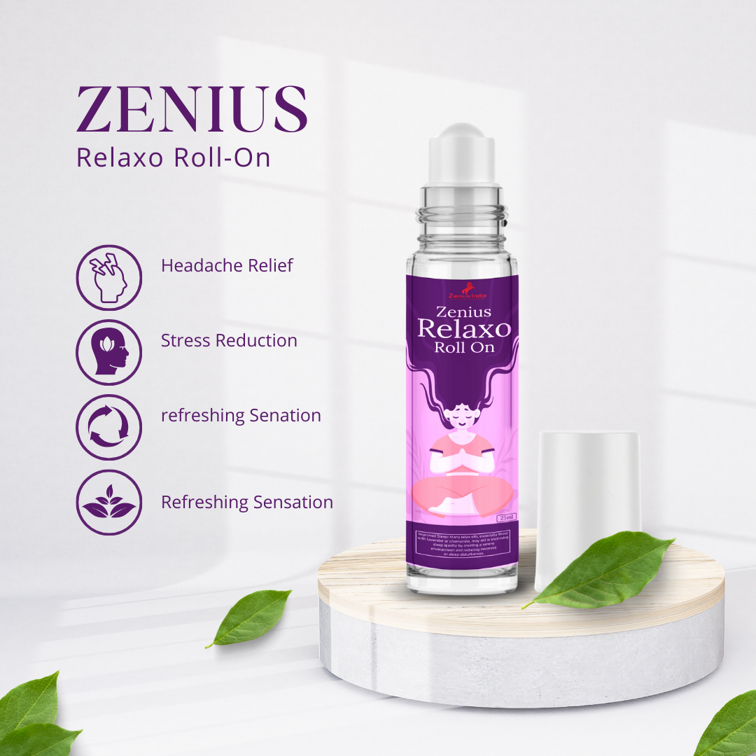 Zenius Relaxo Roll-On , - Zenius India