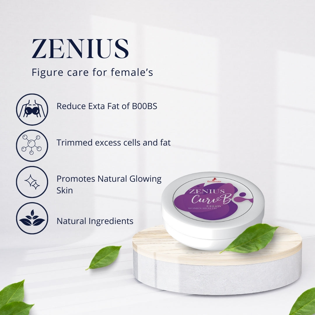 Zenius Curve B Natural Breast Tightening Cream for Women - 50gm - Zenius India