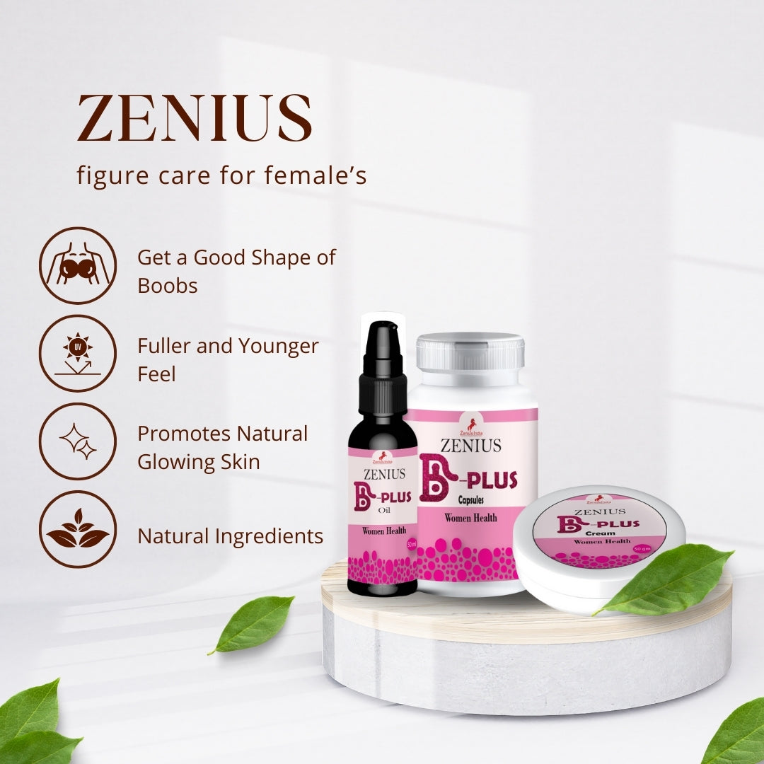 Zenius B Plus Breast Enlargement Combo for Women's - Zenius India