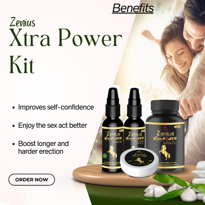 Zenius Xtra Power Ultimate Kit for Men Stamina and Strength Power