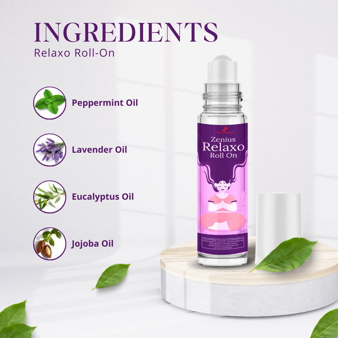 Zenius Relaxo Roll-On , - Zenius India