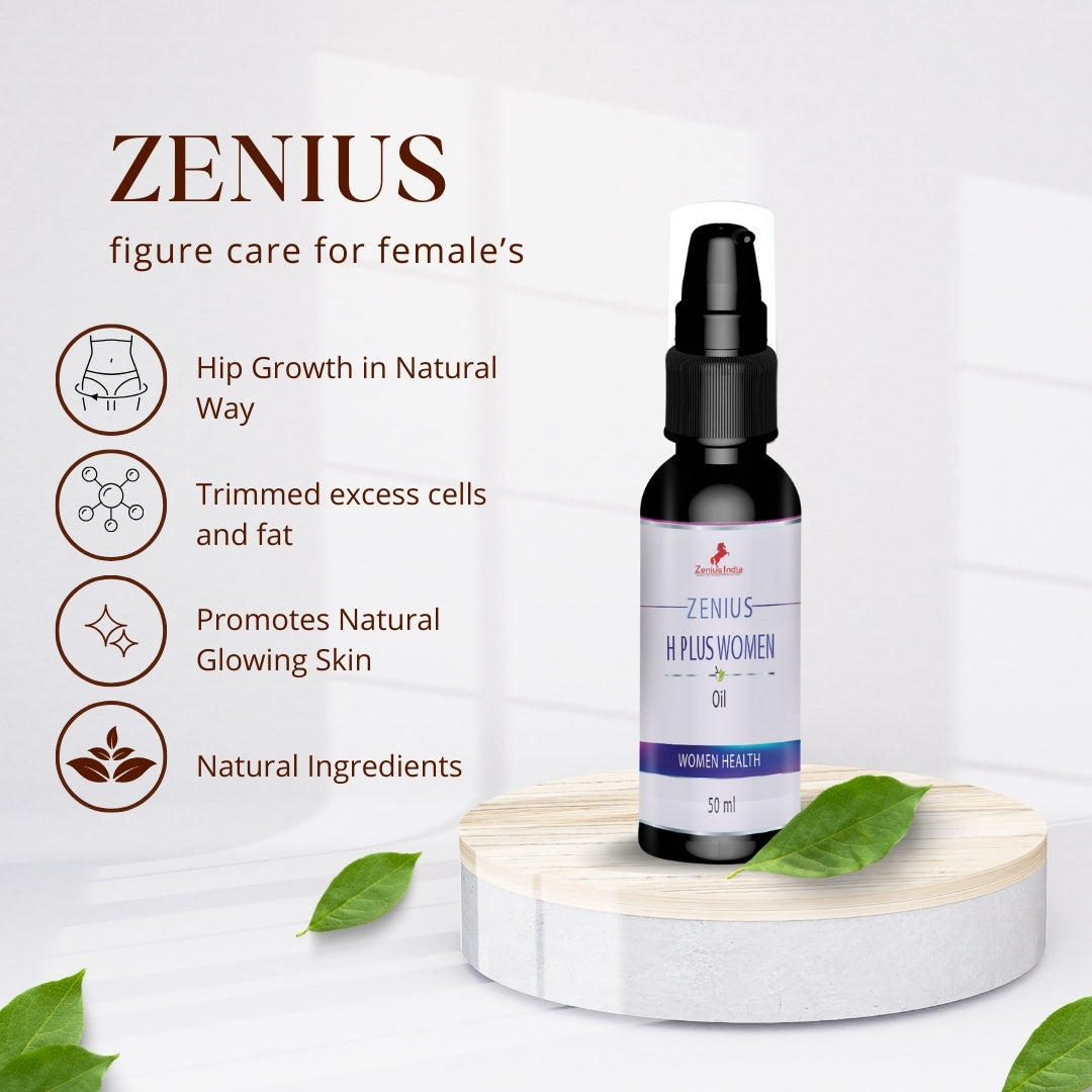 Zenius H-Plus Oil for Hip Size Increase Oil for Women - Zenius India