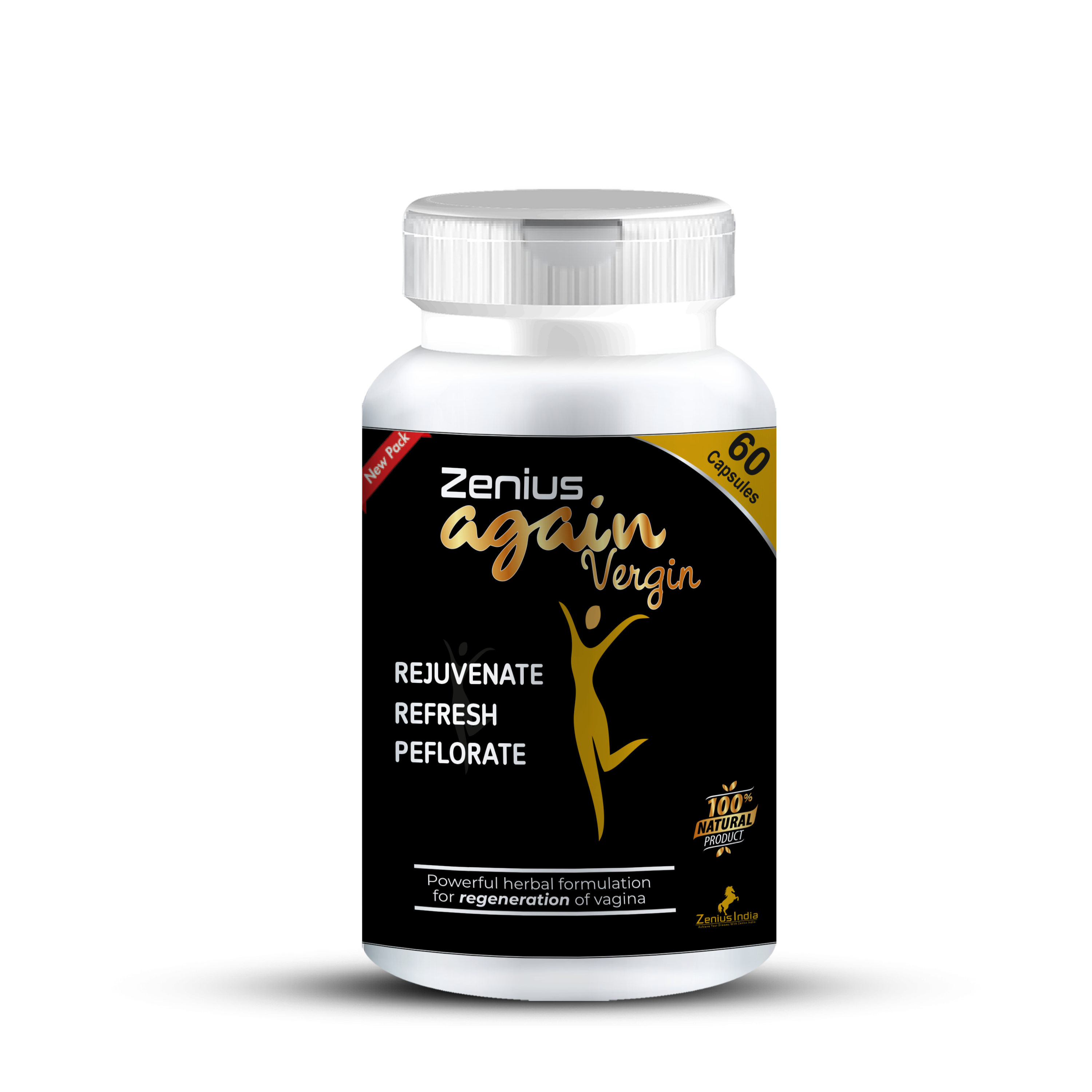 Zenius Again Vergin Female Sensual Mood capsule - 60 Capsules - Zenius India