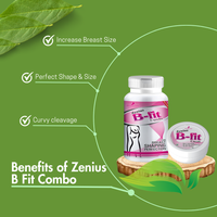 Zenius B Fit Kit for breast enlargement & Breast growth for Women's - 60 Capsules and 50gm Cream - Zenius India