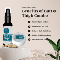 Zenius Butt & Thigh kit for Back and Bum Lightening & Tightening - Zenius India