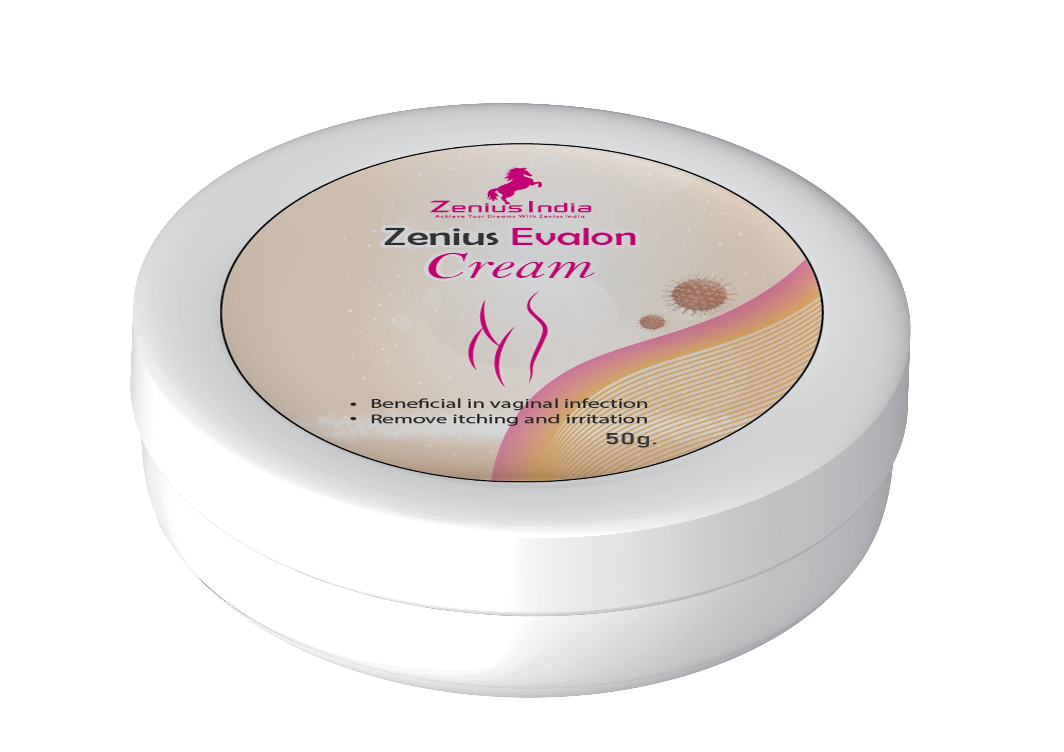 Zenius Evalon cream for Vaginal infections - 50g - Zenius India