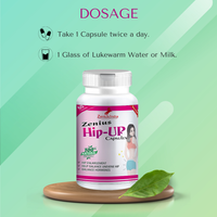 Zenius Hip-Up Capsule - Hips, Butt Enlargement medicine - 60 Capsules - Zenius India