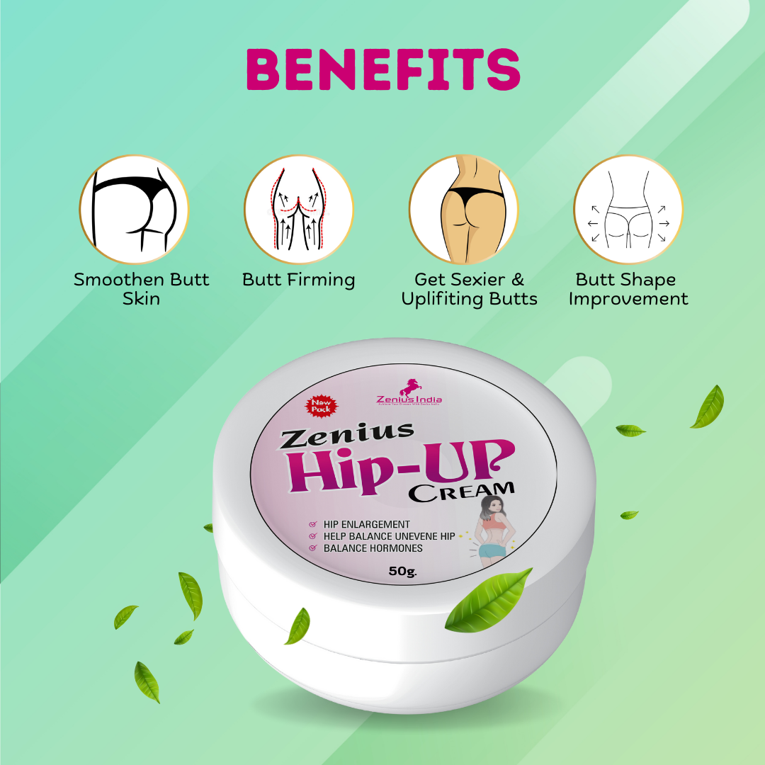 Zenius Hip-Up Cream for Butt enlargement cream - 50g Cream - Zenius India