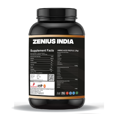 Zenius Whey Protein with Chocolate Ice Cream Flavor for Stronger Muscles - 1Kg - Zenius India