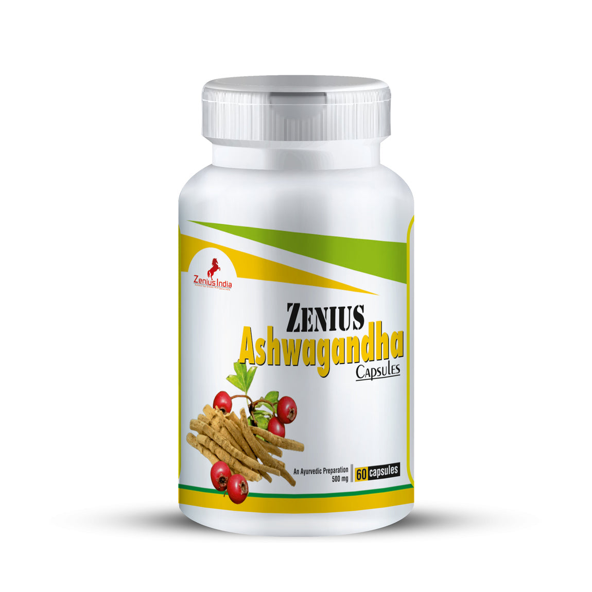 Zenius Ashwagandha Capsule for Immunity Booster, Reduces Stress & Anexity in Men & Women - Zenius India