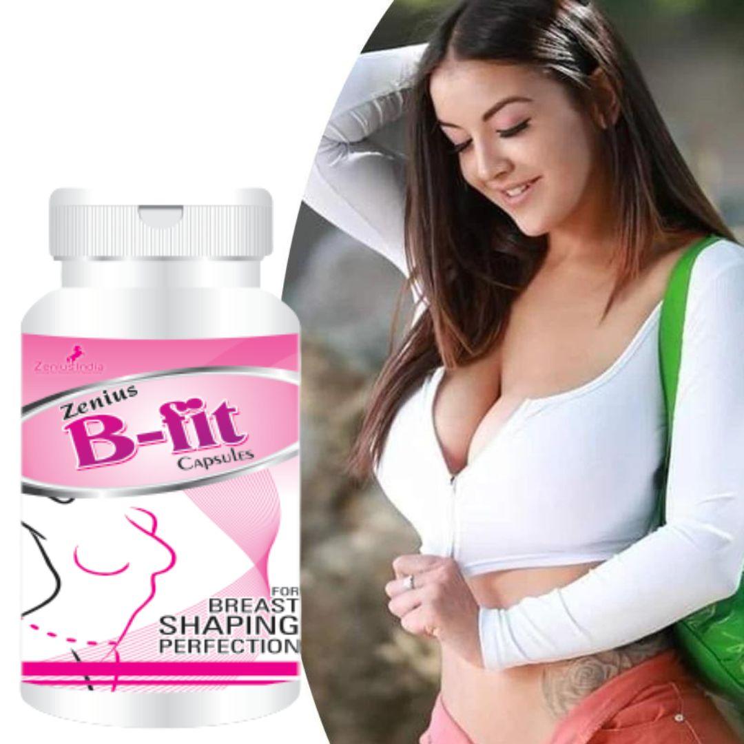 Zenius B Fit Capsule for breast enlargement & Breast growth capsule for Women's - 60 Capsules Zenius India