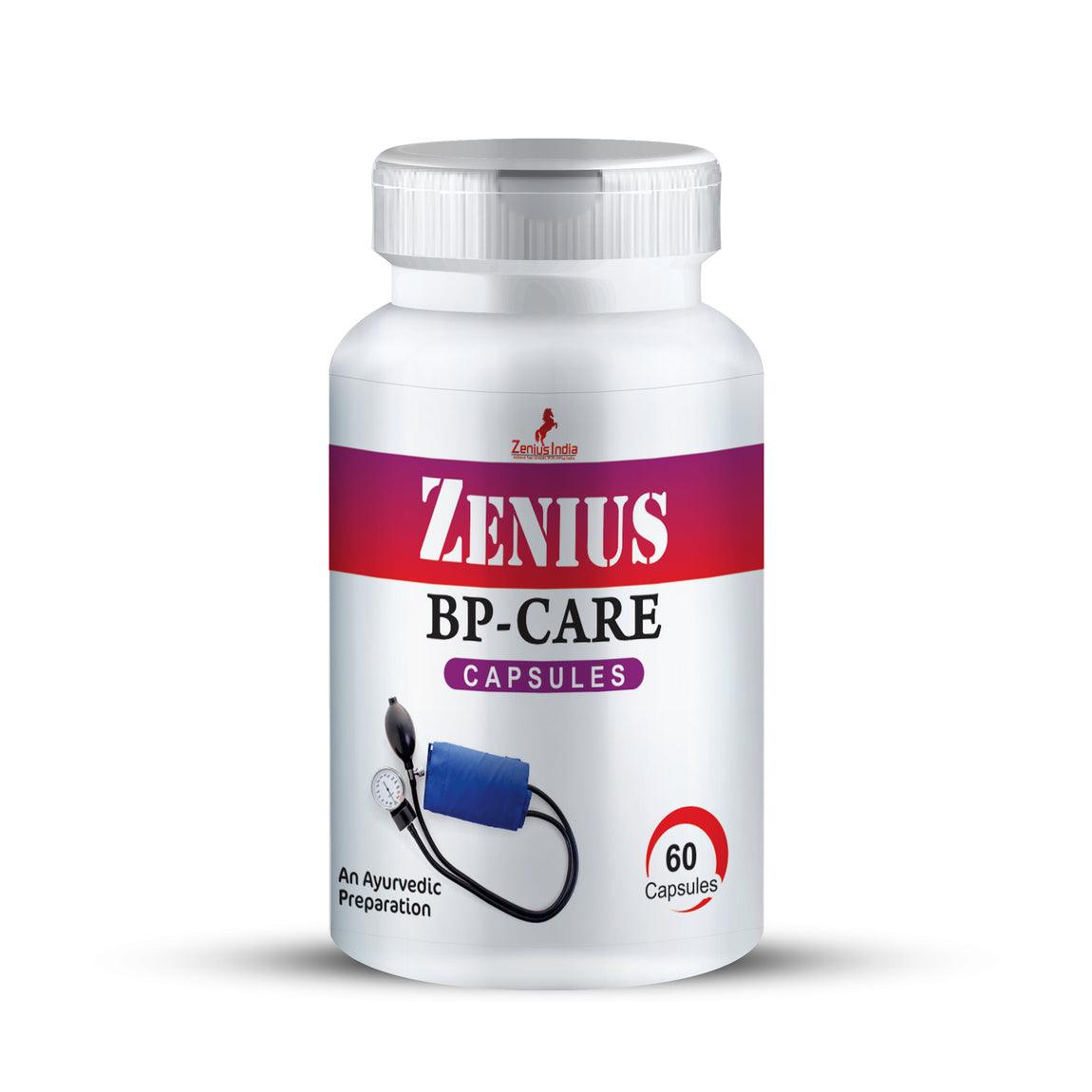 Zenius BP Care Capsule for Beneficial in Cardiac Care and Blood High Pressure - 60 Capsules - Zenius India