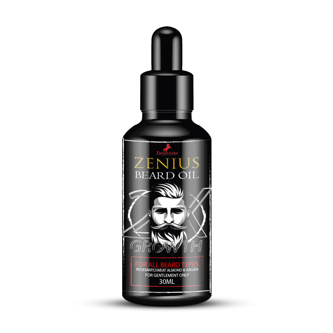 Zenius Beard Growth Oil For Men - 30ml - Zenius India