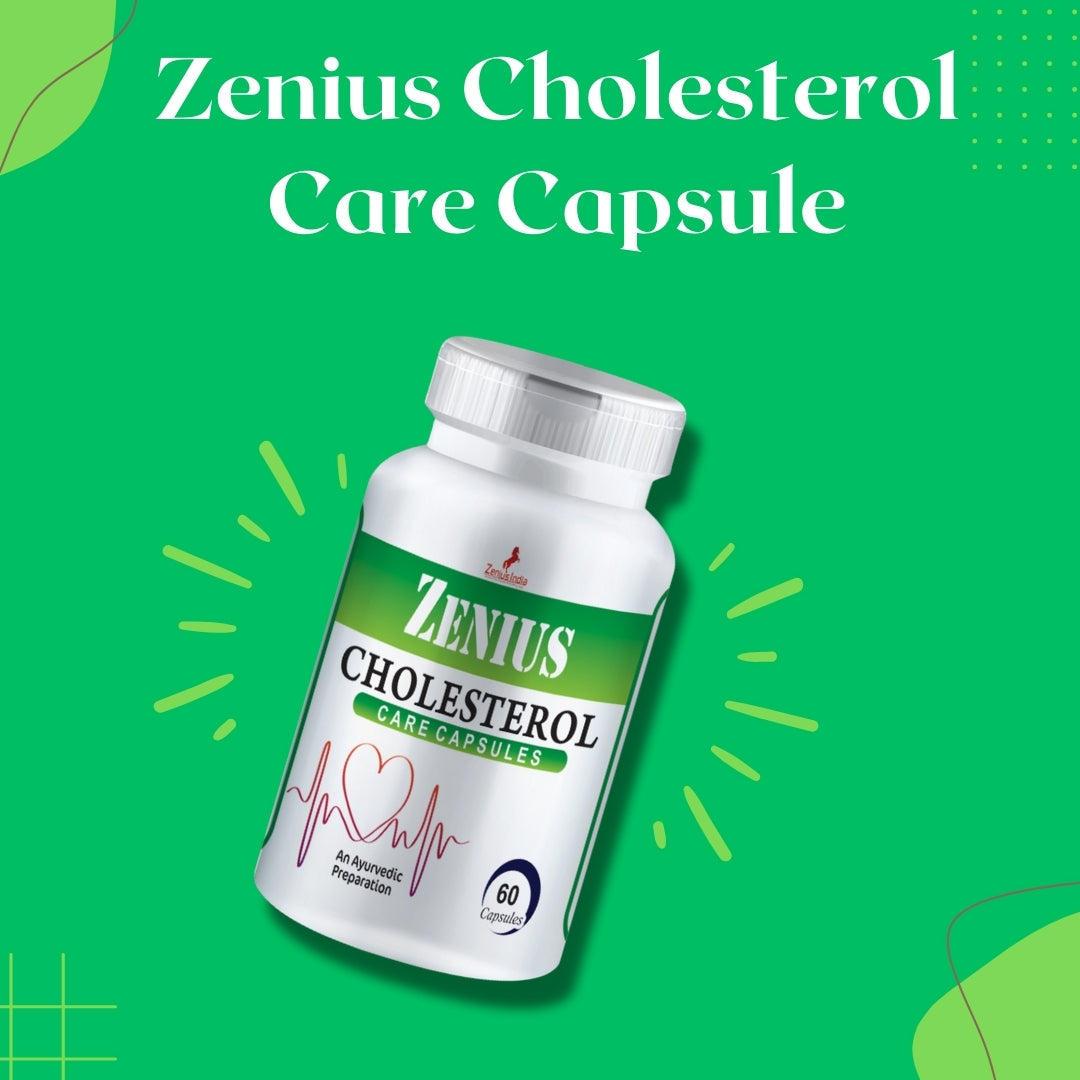 Zenius Cholesterol Care Capsule for cholesterol control medicine - 60 Capsules - Zenius India