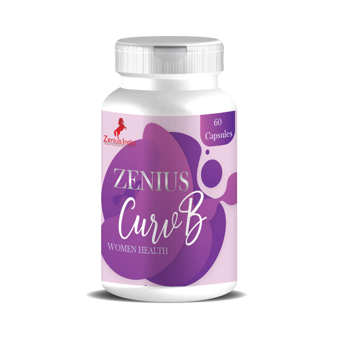 Zenius Curv B Capsule for Women's Helps To Reduce heavy Breast Size - 60 Capsules Zenius India