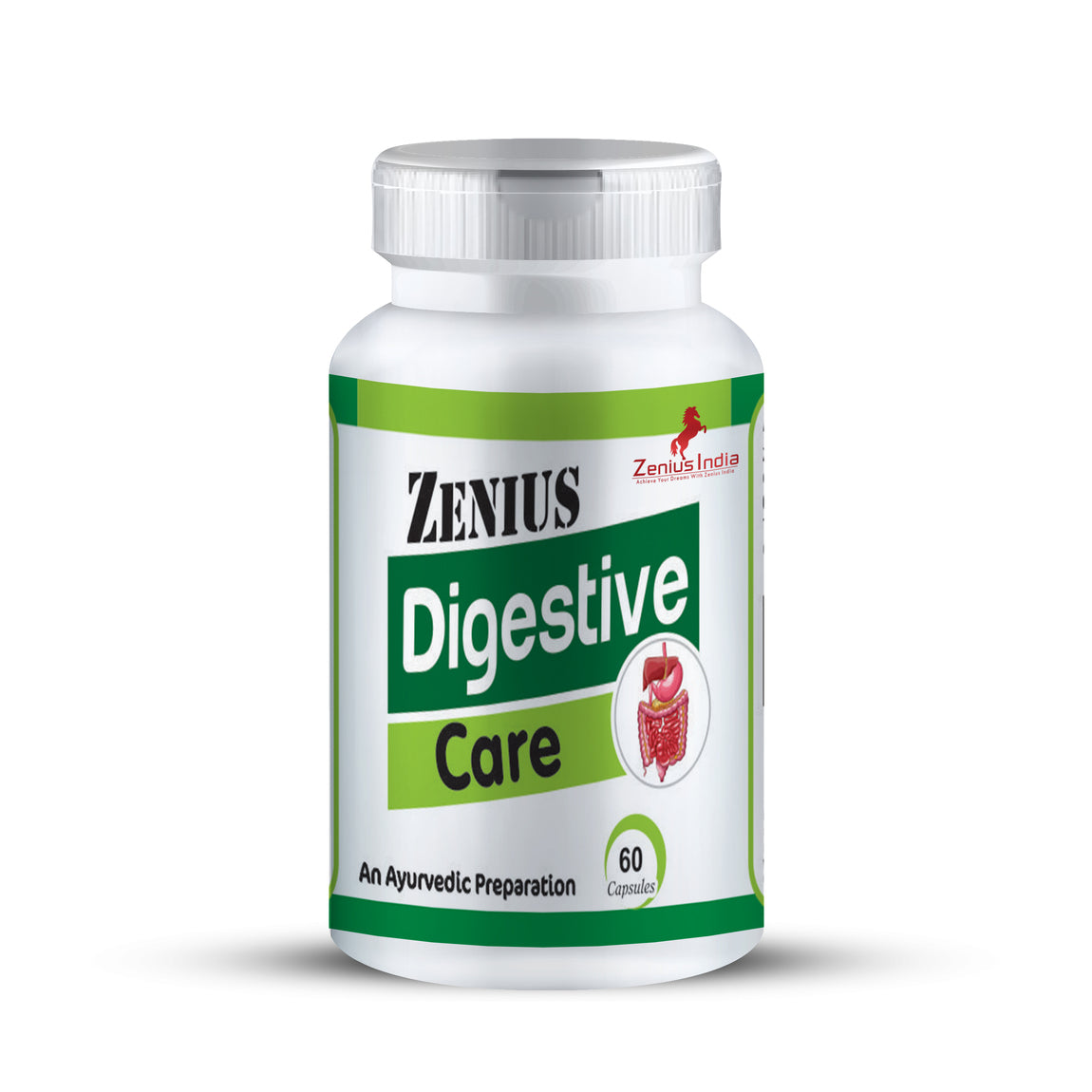 Zenius Digestive Care Capsule for Digestion and Absorption Medicine - 60 Capsules - Zenius India