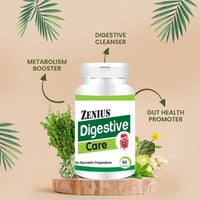 Zenius Digestive Care Capsule for Digestion and Absorption Medicine - 60 Capsules - Zenius India