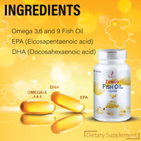 Zenius Fish Oil Capsules - 30 Capsules - Zenius India