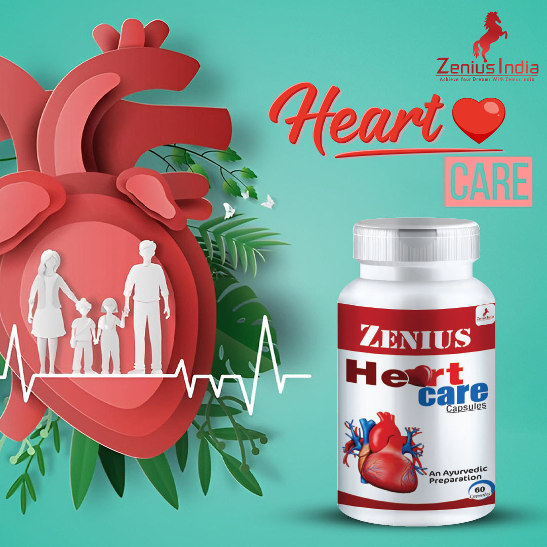 Zenius Heart Care Capsule beneficial for heart health - 60 Capsules - Zenius India