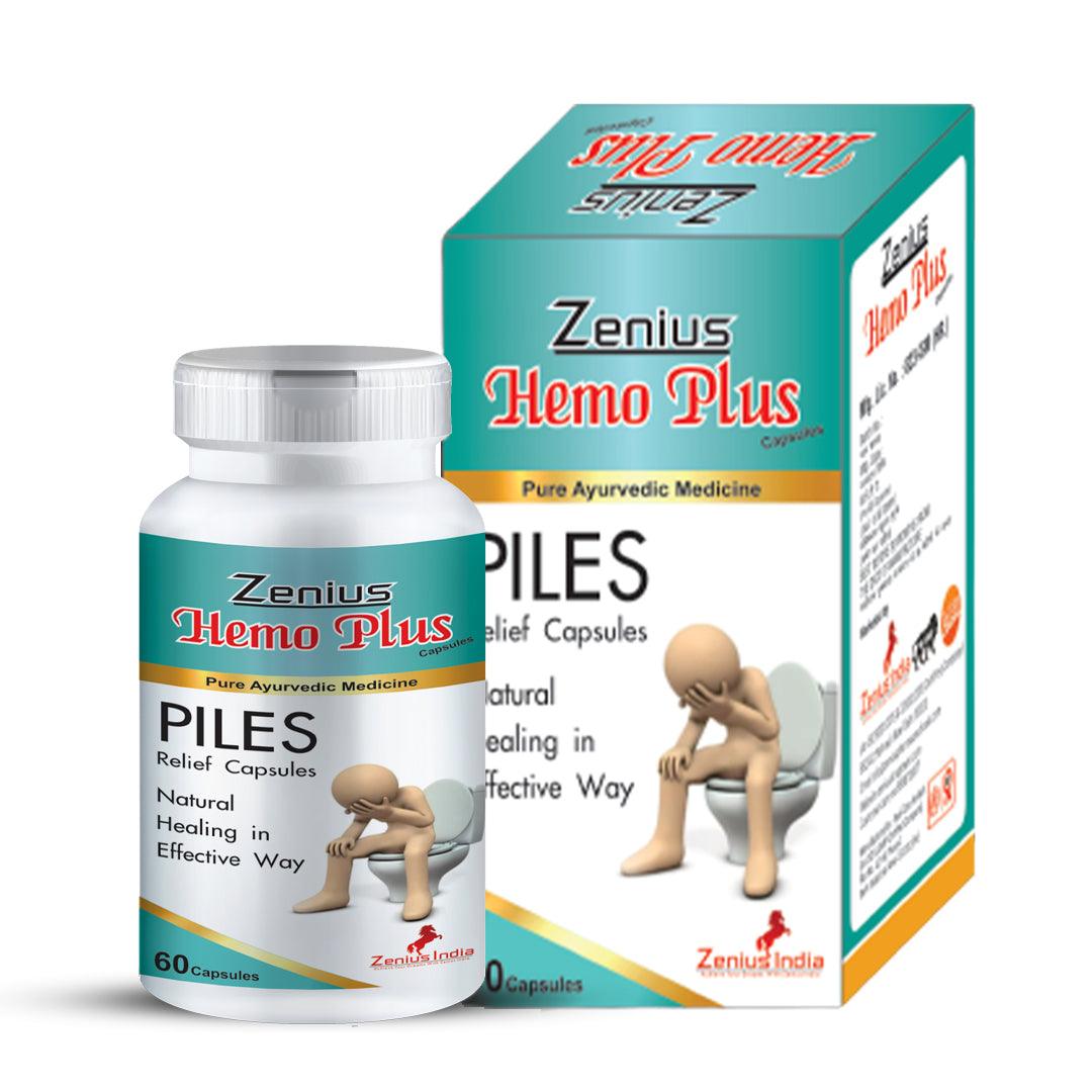 Zenius Hemo Plus Capsule for Piles Stop Capsule | Piles Treatment MediZenius Hemo Plus Capsule is an ayurvedic treatment for piles made by Dr. Mohan after a deep dive research and investigation on the diseases. It’s extract from rare hGeneral WellnessZenius IndiaPiles Treatment Medicine - 60 Capsules