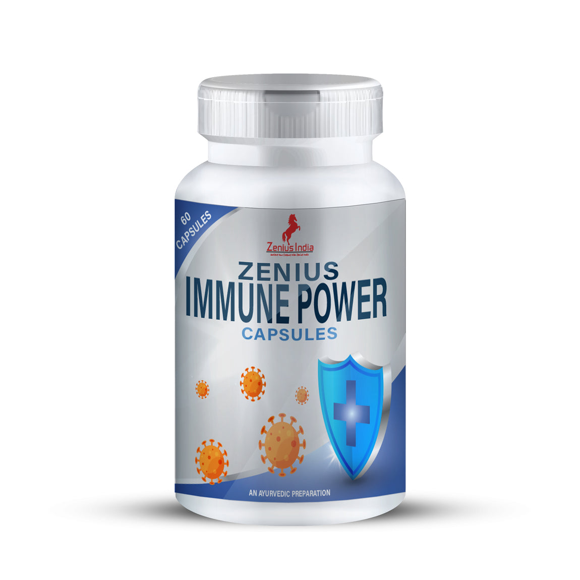 Zenius Immune Power Capsules for Energy & Immunity Booster - 60 Capsules - Zenius India