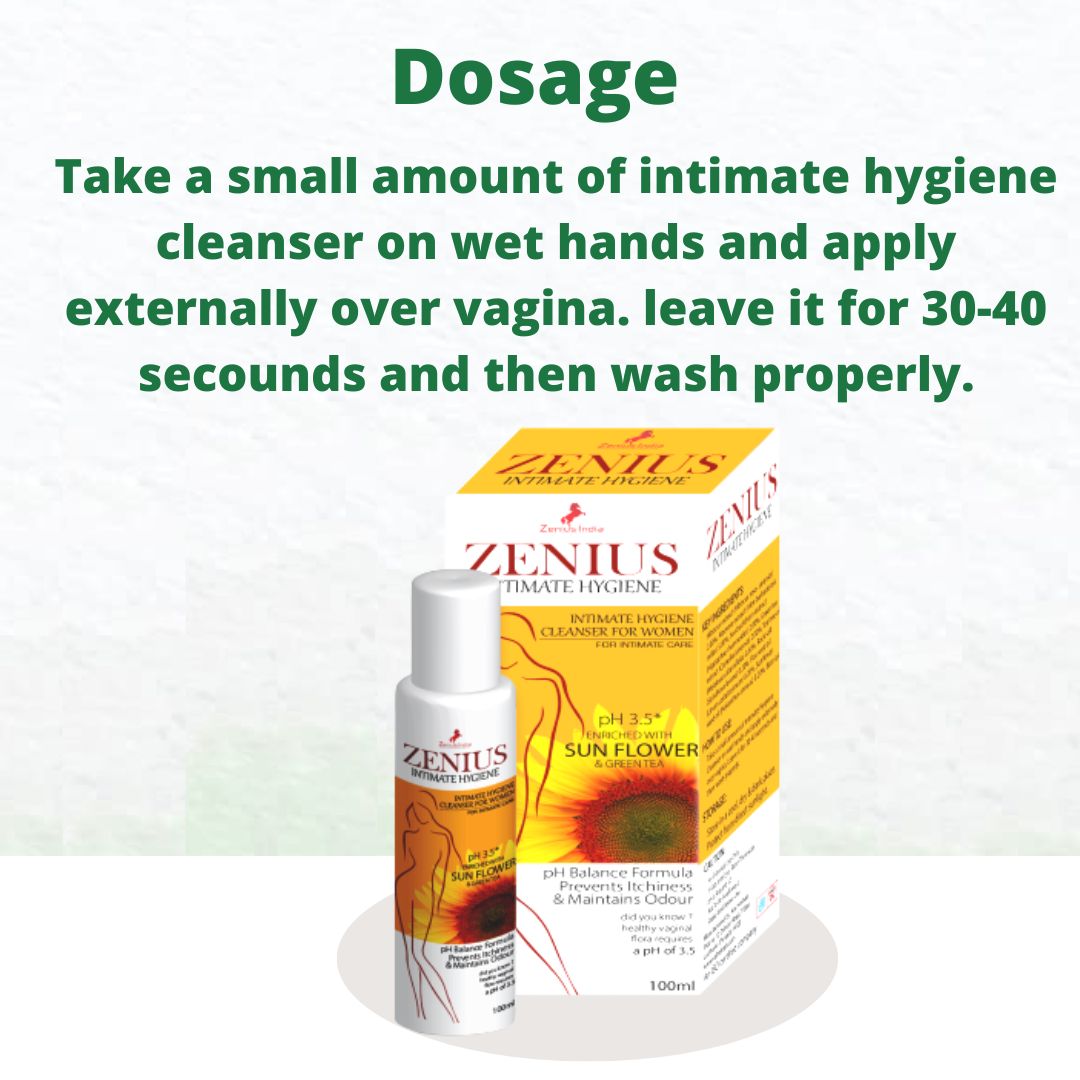 Zenius Intimate Hygiene Wash for Vaginal Wash - 100ml Zenius India