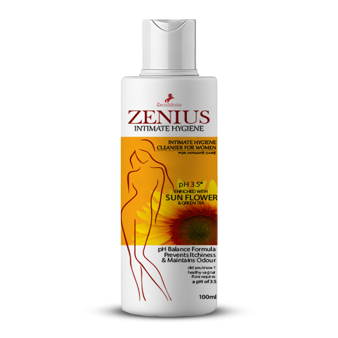 Zenius Intimate Hygiene Wash for Vaginal Wash - 100ml - Zenius India