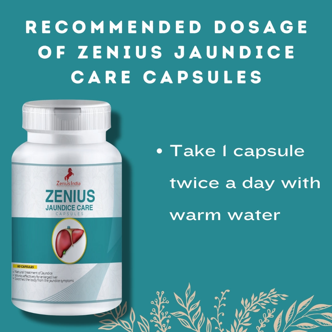 Zenius Jaundice Care Capsule For Liver Health, Fatty Liver & Jaundice Problem's - Zenius India