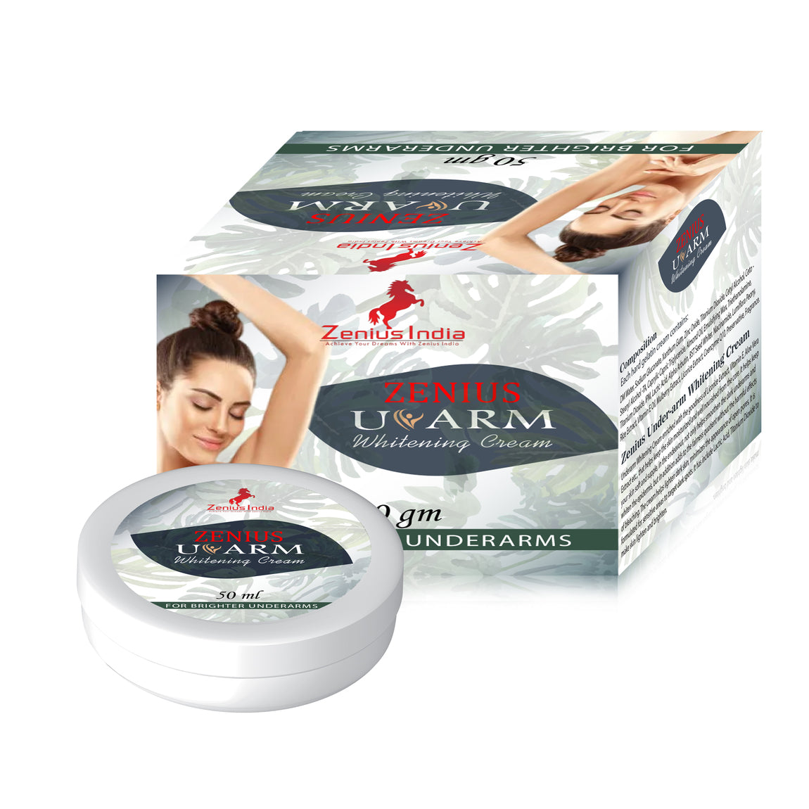 Zenius U-Arm whitening cream - 50g Cream - Zenius India