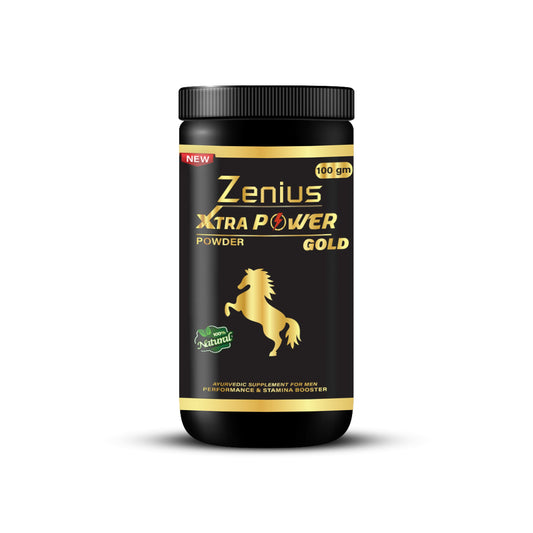 Zenius Xtra Power Gold Powder for Men Sexual Health Supplements-100G Powder Zenius India