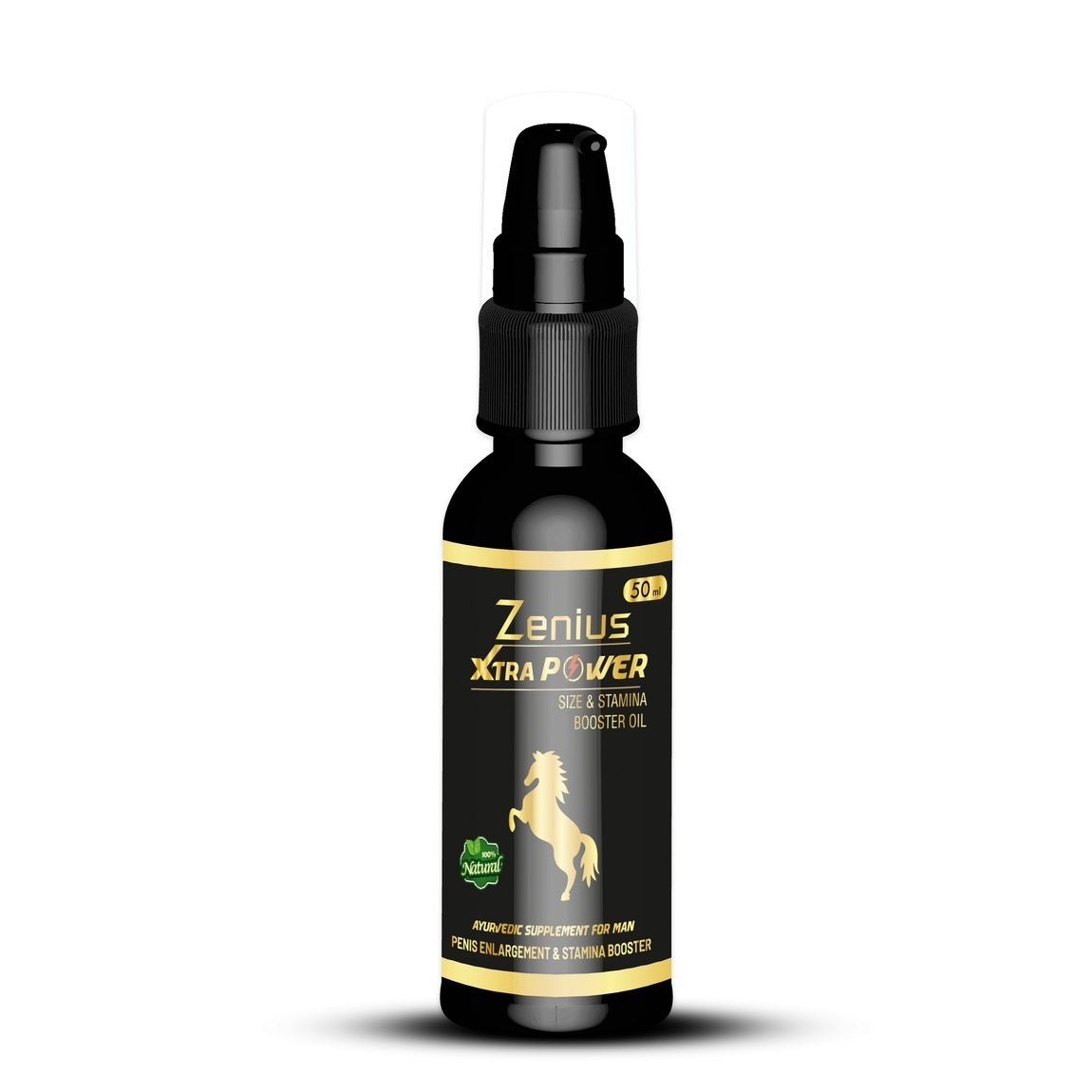 Zenius Xtra Power Oil Sensual Oil for Men Long Time | Penis Enlargement Ayurvedic Oil (50ML Oil) - Zenius India