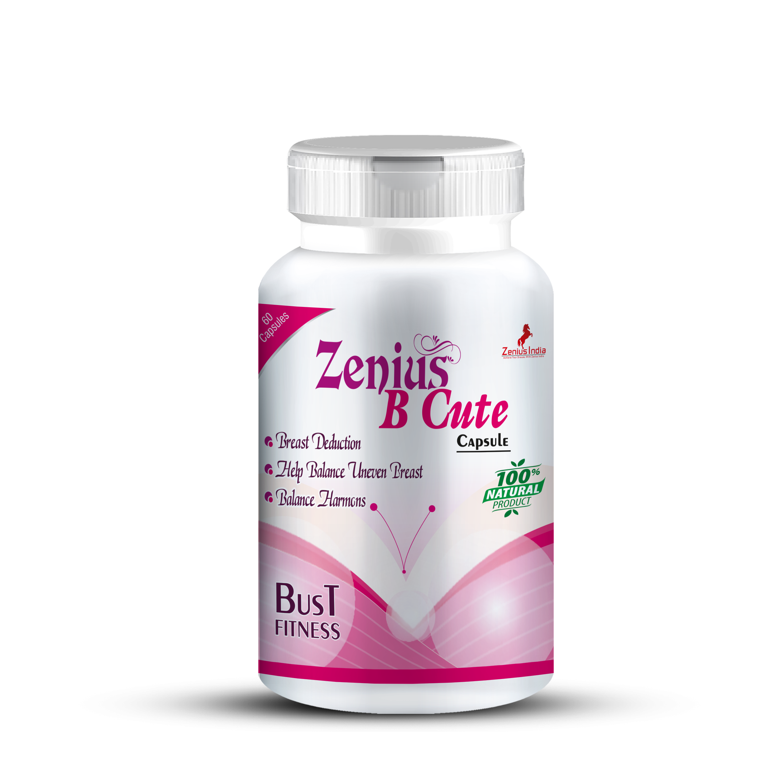 Zenius B Cute Capsule for breast reduction & tightening medicine for Women - 60 Capsules - Zenius India