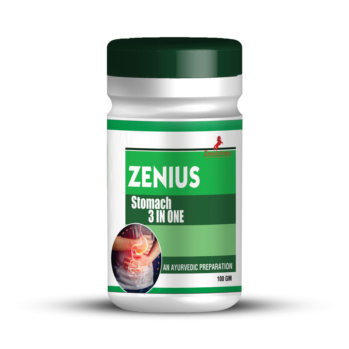 Zenius Stomach 3in Powder Excellent for constipation and cough & Improves Digestion - 100gm - Zenius India