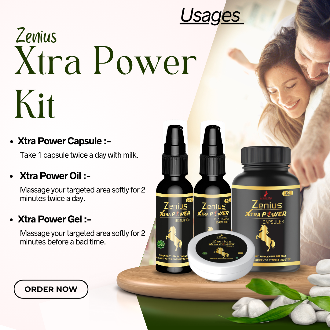 Zenius Men Power Kit for Men Stamina and Strength Power - Zenius India