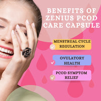 Zenius PCOD Care Capsule for Women's True Cycle for Timely - 60 Capsules - Zenius India