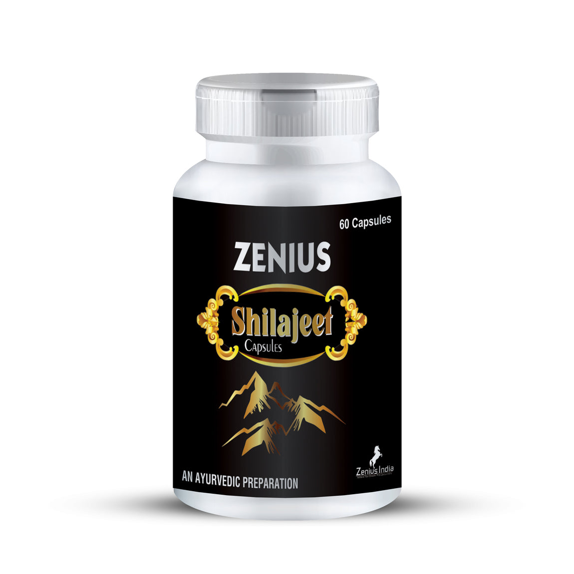 Zenius Shilajeet Capsule | shilajit capsule – erectile dysfunction capsule | Sensual capsule - 60 Capsules - Zenius India