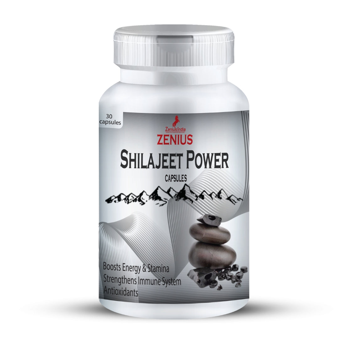 Zenius Shilajeet Power Capsule for Strength Stamina Endurance for Men - Pack of 30 Capsules - Zenius India