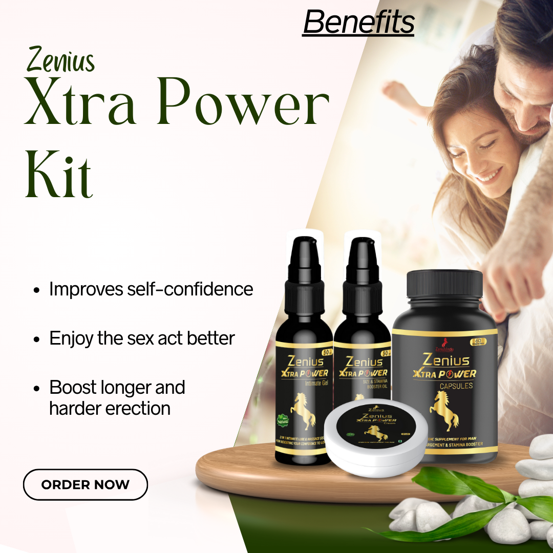 Zenius Men Power Kit for Men Stamina and Strength Power - Zenius India