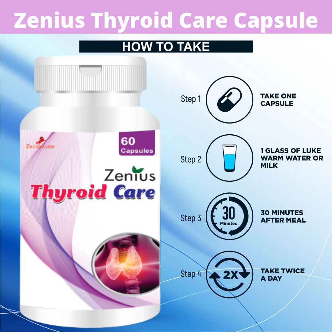 Zenius Thyroid Care Capsule for Thyroid and Hypothyroidism Support - Zenius India