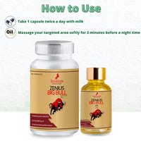 Zenius Big Bull Kit Sensual Time Increase Medicine for Men - Zenius India