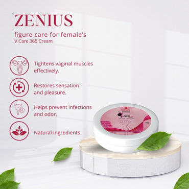 Zenius V Care 365 Cream for vaginal tightening and whitening medicine - 50gm - Zenius India